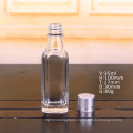 Hot Sell 30ml 50ml 100ml Square Shape Empty Glass Olive Oil Liquor Wine Bottle with Screw Lid